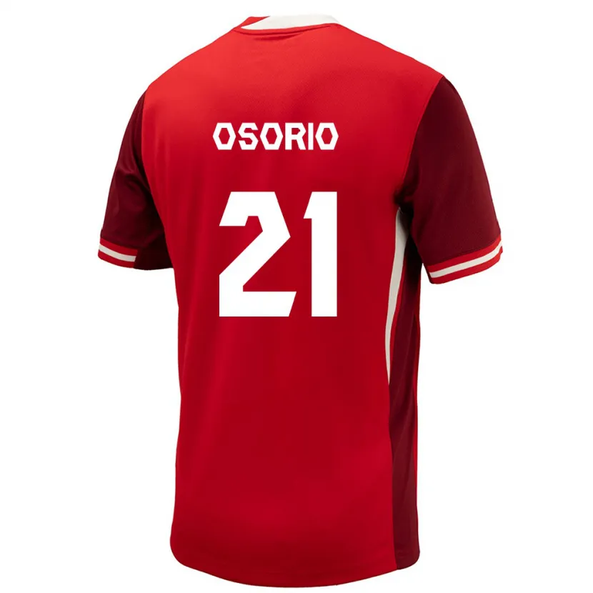 Danxen Børn Canada Jonathan Osorio #21 Rød Hjemmebane Spillertrøjer 24-26 Trøje T-Shirt