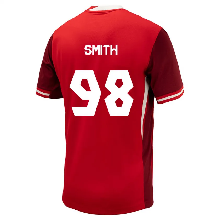 Danxen Børn Canada Olivia Smith #98 Rød Hjemmebane Spillertrøjer 24-26 Trøje T-Shirt