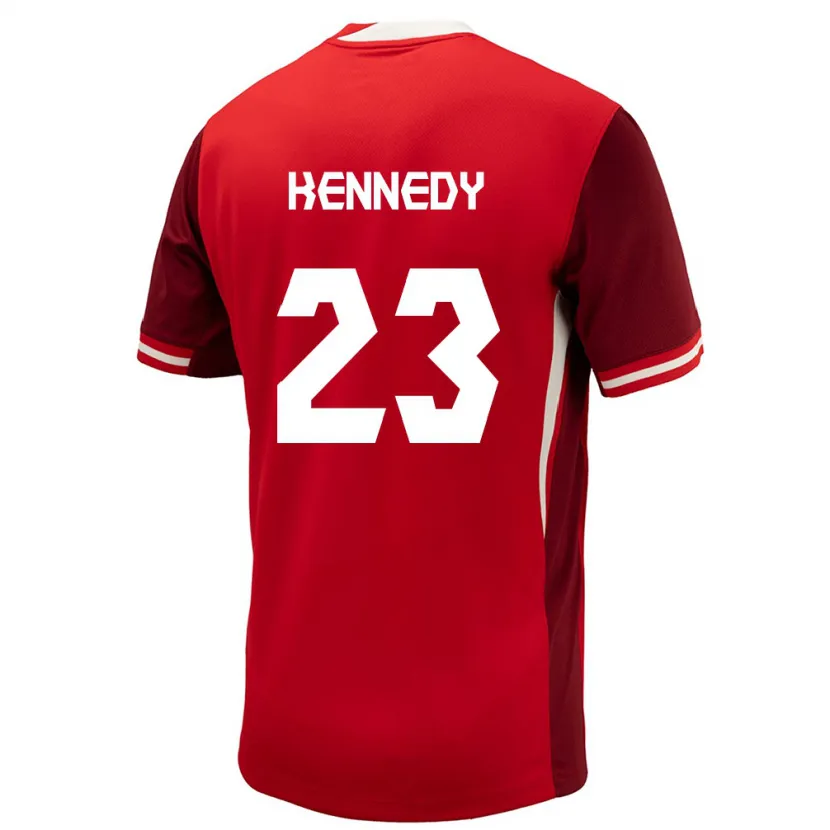 Danxen Børn Canada Scott Kennedy #23 Rød Hjemmebane Spillertrøjer 24-26 Trøje T-Shirt