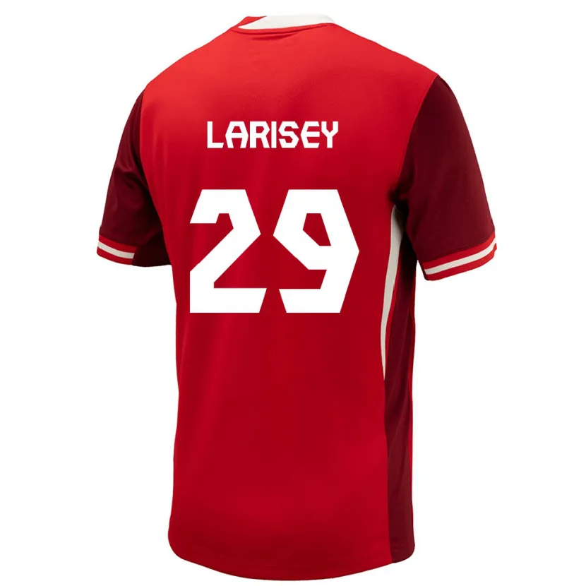 Danxen Børn Canada Clarissa Larisey #29 Rød Hjemmebane Spillertrøjer 24-26 Trøje T-Shirt