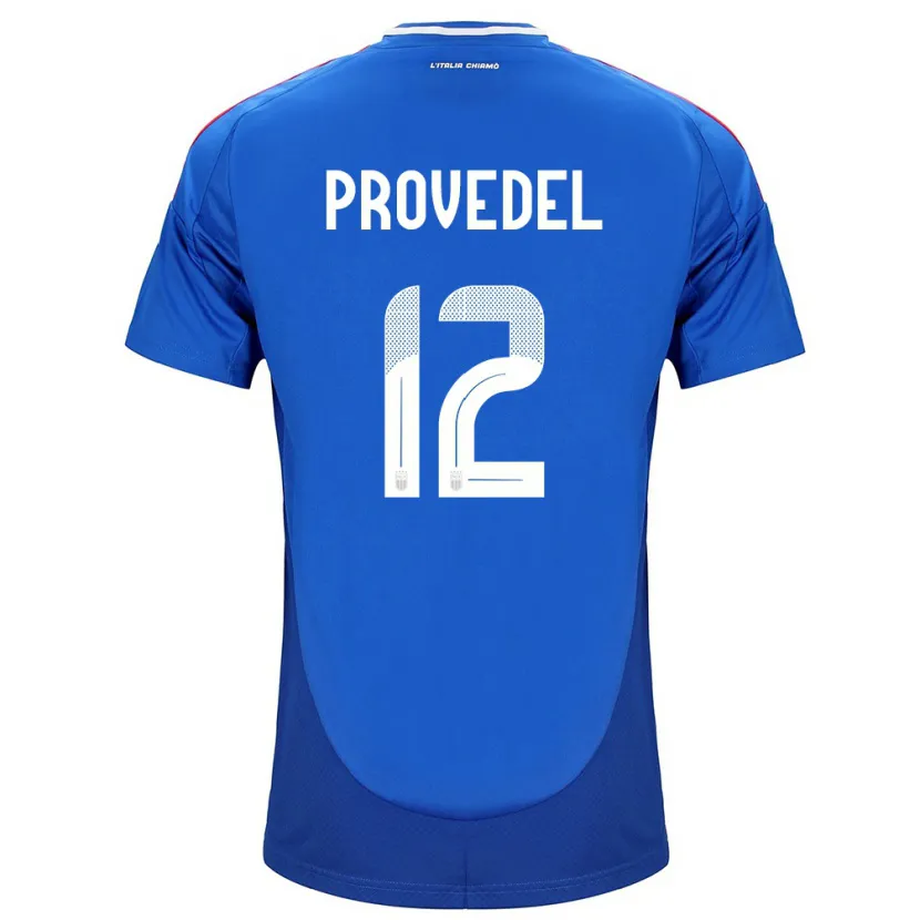 Danxen Børn Italien Ivan Provedel #12 Blå Hjemmebane Spillertrøjer 24-26 Trøje T-Shirt