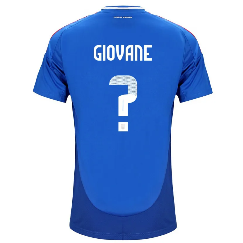 Danxen Børn Italien Samuel Giovane #0 Blå Hjemmebane Spillertrøjer 24-26 Trøje T-Shirt