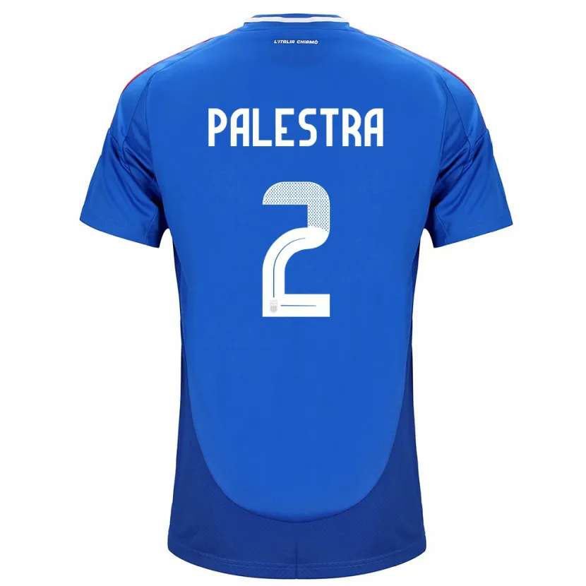 Danxen Børn Italien Marco Palestra #2 Blå Hjemmebane Spillertrøjer 24-26 Trøje T-Shirt