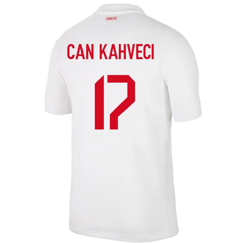 Danxen Børn Tyrkiet İrfan Can Kahveci #17 Hvid Hjemmebane Spillertrøjer 24-26 Trøje T-Shirt