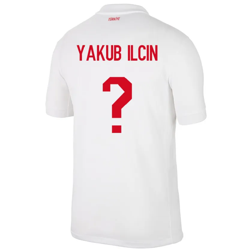 Danxen Børn Tyrkiet Hasan Yakub İlçin #0 Hvid Hjemmebane Spillertrøjer 24-26 Trøje T-Shirt