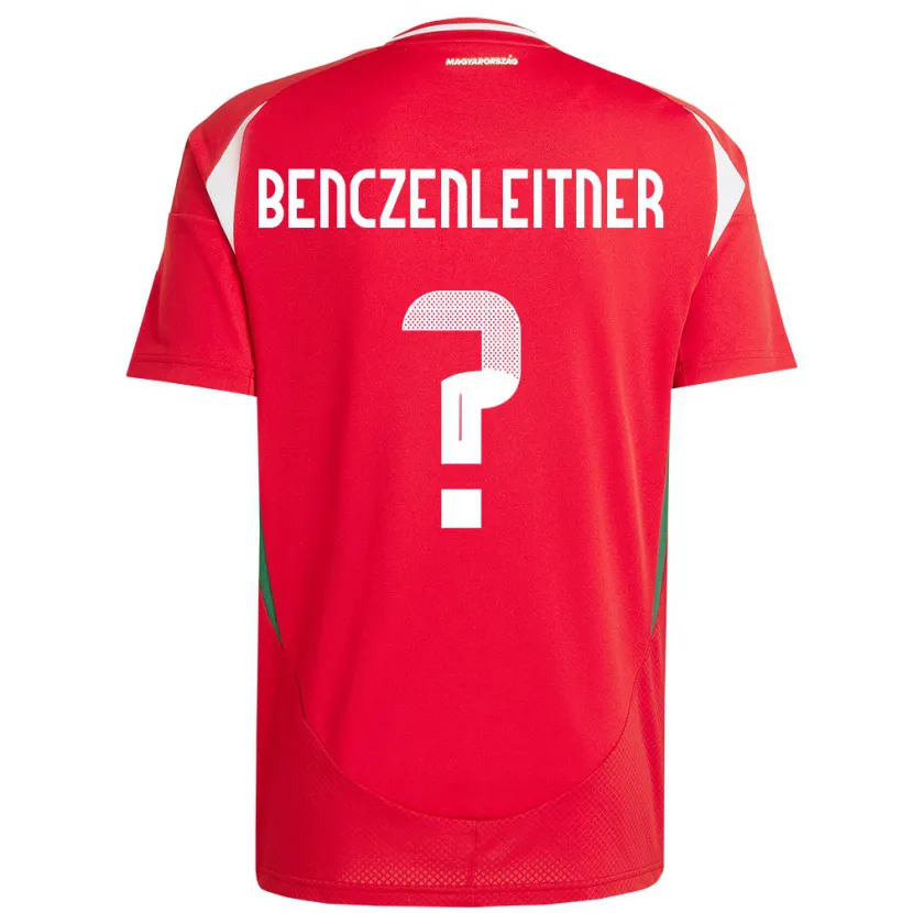 Danxen Børn Ungarn Barna Benczenleitner #0 Rød Hjemmebane Spillertrøjer 24-26 Trøje T-Shirt