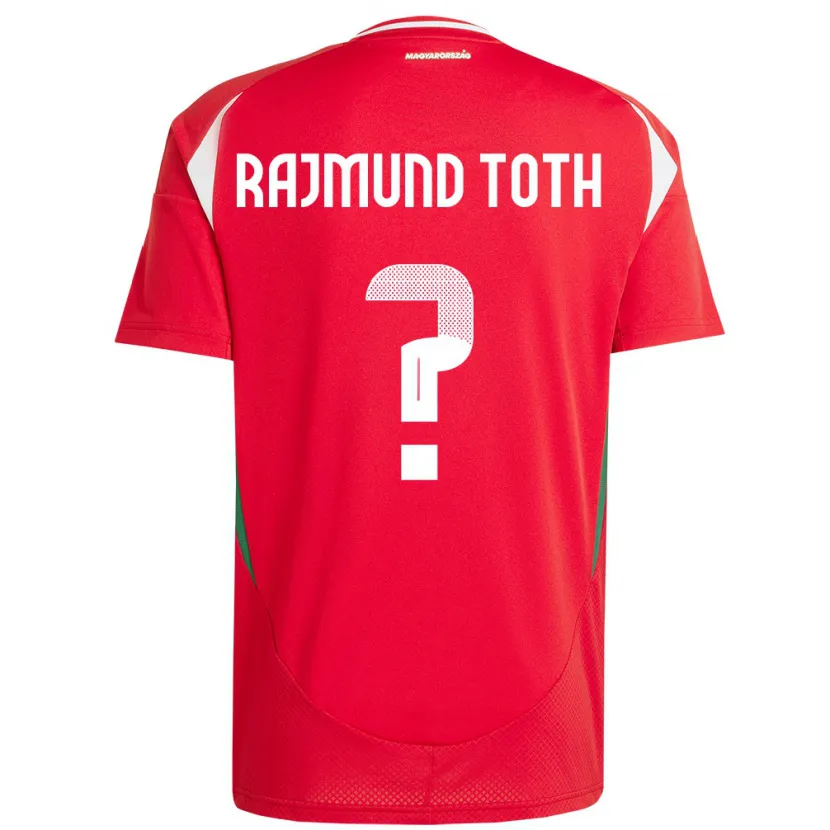 Danxen Børn Ungarn Rajmund Tóth #0 Rød Hjemmebane Spillertrøjer 24-26 Trøje T-Shirt