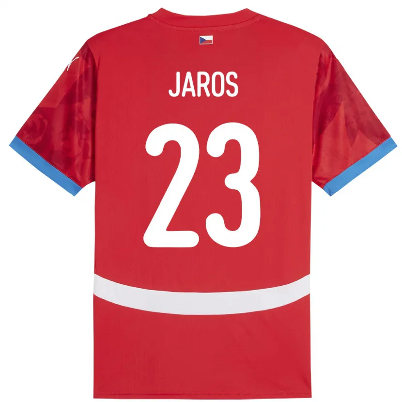 Danxen Børn Tjekkiet Vitezslav Jaros #23 Rød Hjemmebane Spillertrøjer 24-26 Trøje T-Shirt