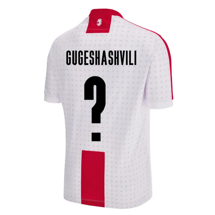 Danxen Børn Georgia Zaza Gugeshashvili #0 Hvid Hjemmebane Spillertrøjer 24-26 Trøje T-Shirt