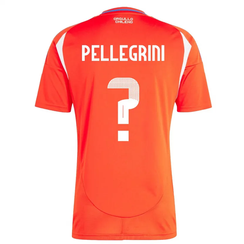 Danxen Børn Chile Maya Pellegrini #0 Rød Hjemmebane Spillertrøjer 24-26 Trøje T-Shirt