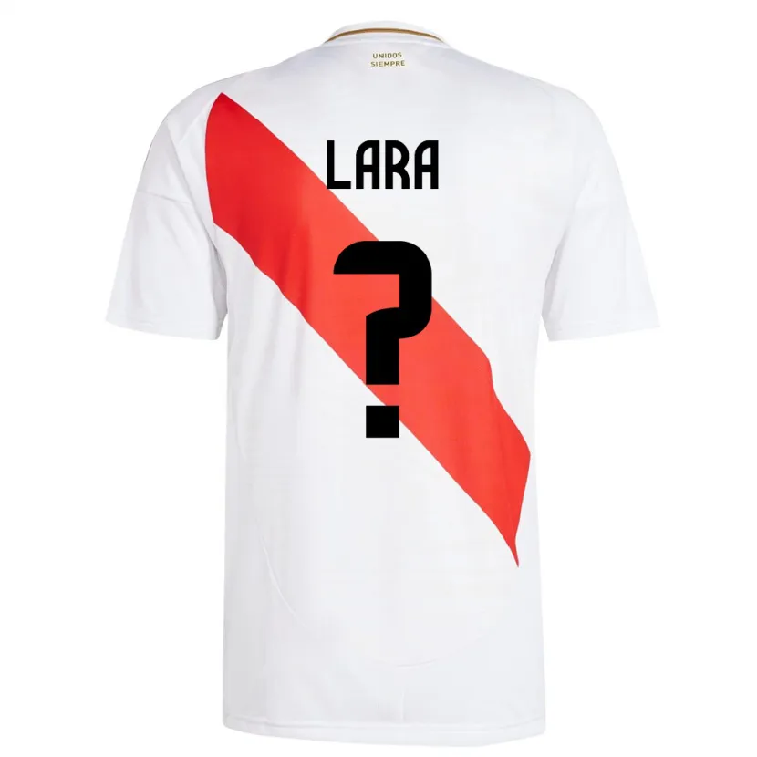 Danxen Børn Peru Jean Lara #0 Hvid Hjemmebane Spillertrøjer 24-26 Trøje T-Shirt