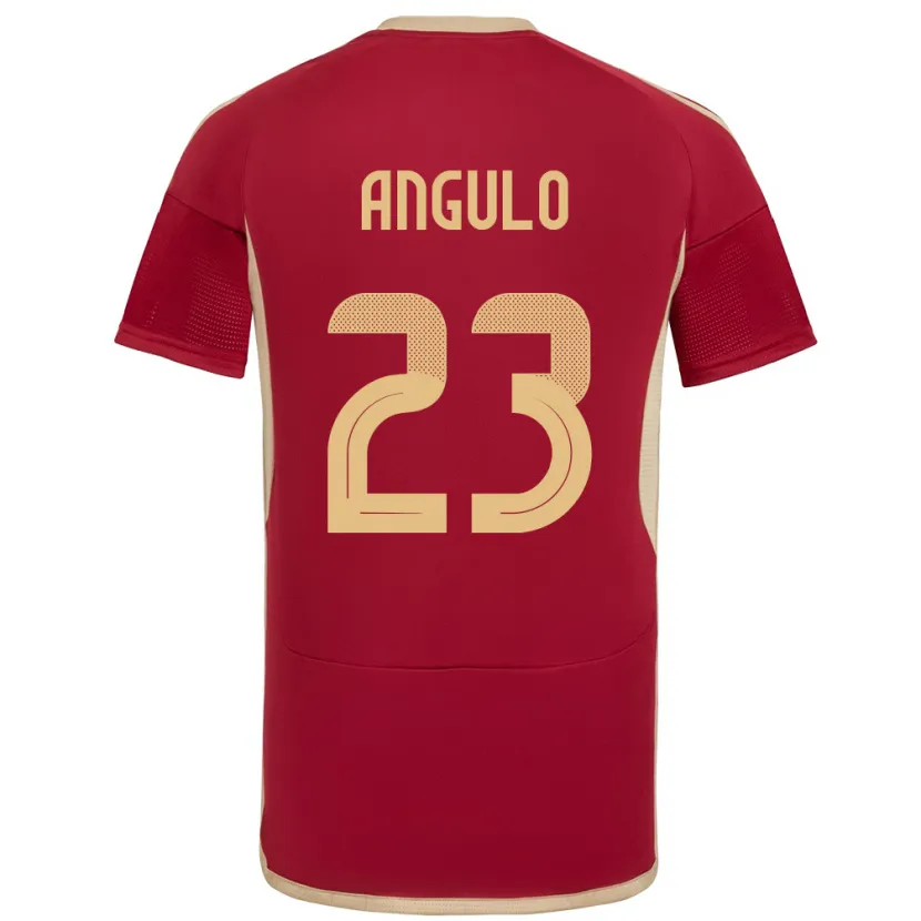 Danxen Børn Venezuela Gabriela Angulo #23 Bourgogne Hjemmebane Spillertrøjer 24-26 Trøje T-Shirt