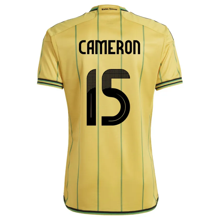 Danxen Børn Jamaica Tiffany Cameron #15 Gul Hjemmebane Spillertrøjer 24-26 Trøje T-Shirt