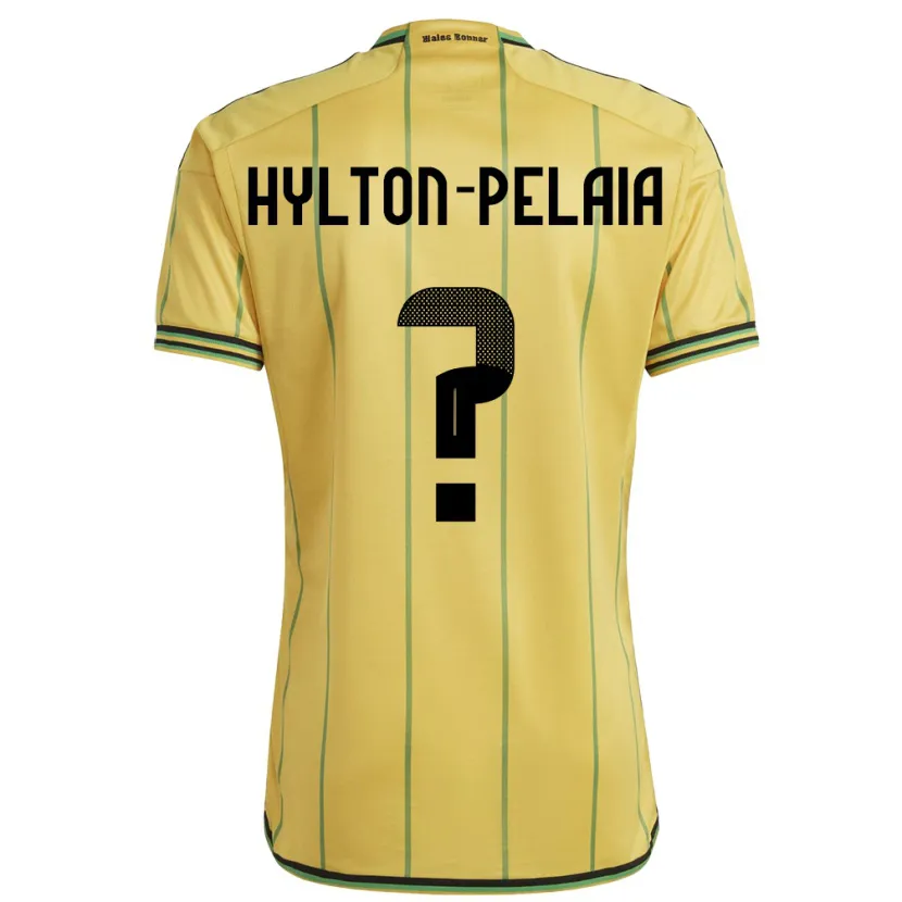 Danxen Børn Jamaica Jayda Hylton-Pelaia #0 Gul Hjemmebane Spillertrøjer 24-26 Trøje T-Shirt