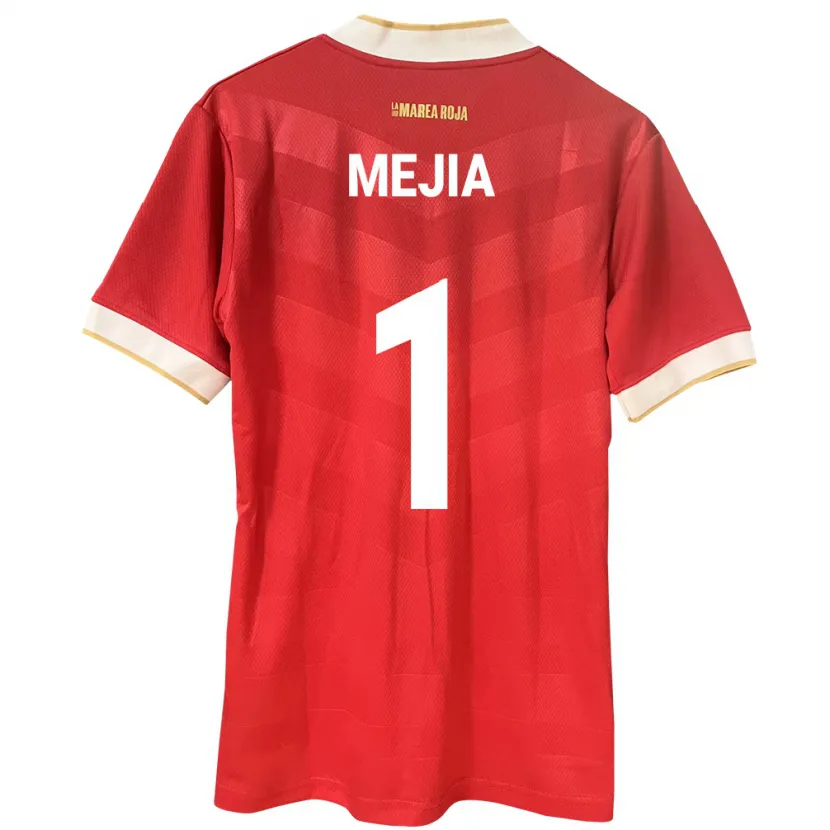 Danxen Børn Panama Luis Mejía #1 Rød Hjemmebane Spillertrøjer 24-26 Trøje T-Shirt