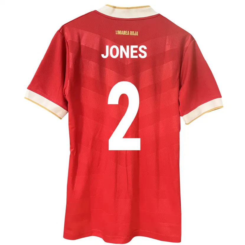 Danxen Børn Panama Joseph Jones #2 Rød Hjemmebane Spillertrøjer 24-26 Trøje T-Shirt