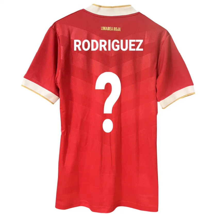 Danxen Børn Panama Julio Rodríguez #0 Rød Hjemmebane Spillertrøjer 24-26 Trøje T-Shirt