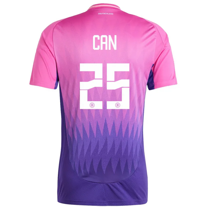 Danxen Børn Tyskland Emre Can #25 Pink Lilla Udebane Spillertrøjer 24-26 Trøje T-Shirt