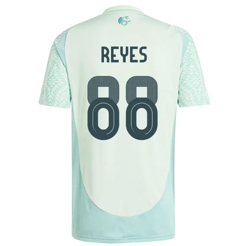 Danxen Børn Mexico Maricarmen Reyes #88 Linen Grøn Udebane Spillertrøjer 24-26 Trøje T-Shirt