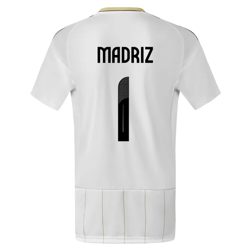 Danxen Børn Costa Rica Abraham Madriz #1 Hvid Udebane Spillertrøjer 24-26 Trøje T-Shirt