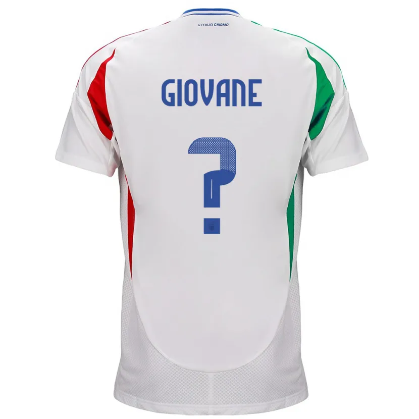 Danxen Børn Italien Samuel Giovane #0 Hvid Udebane Spillertrøjer 24-26 Trøje T-Shirt