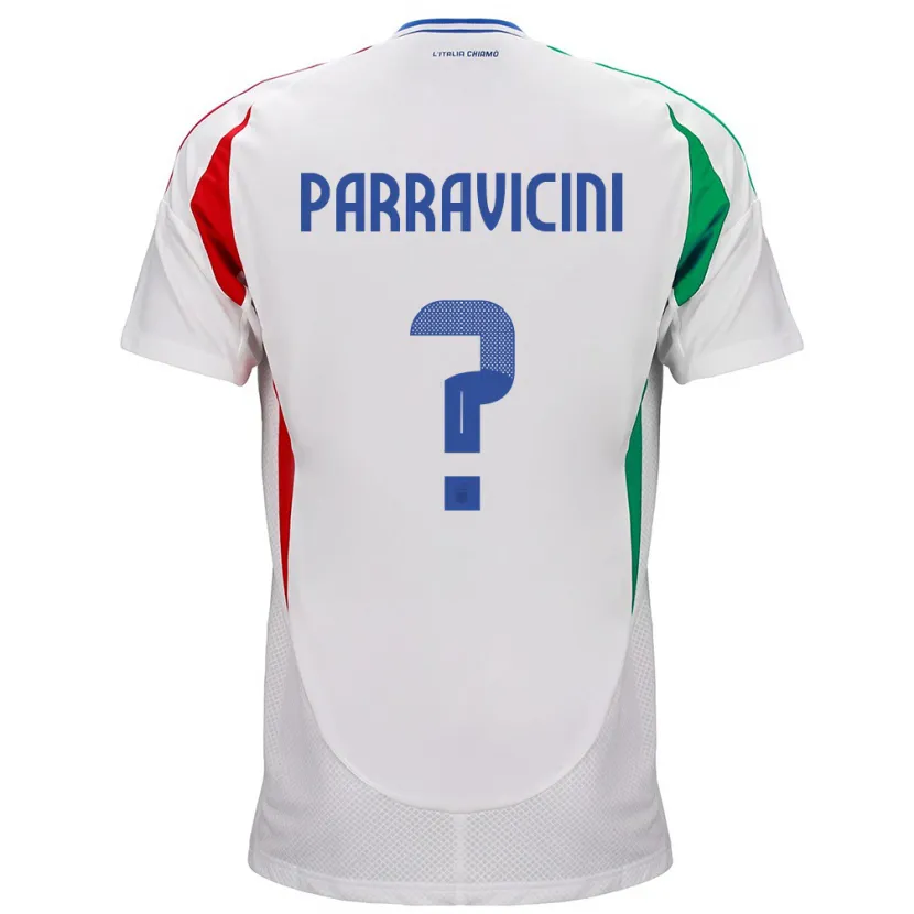 Danxen Børn Italien Fabio Parravicini #0 Hvid Udebane Spillertrøjer 24-26 Trøje T-Shirt