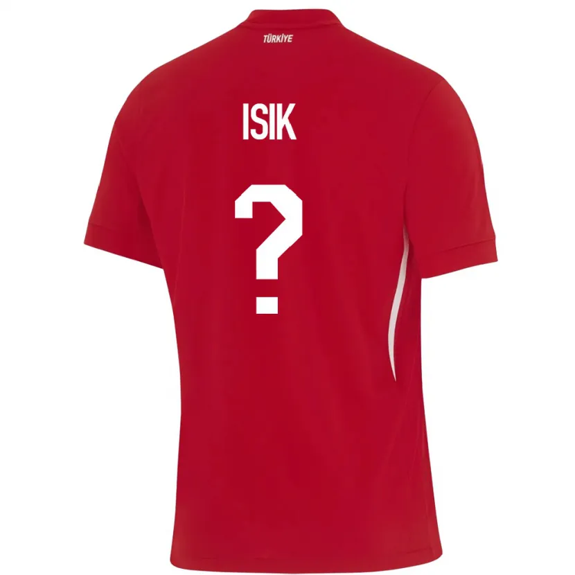 Danxen Børn Tyrkiet Emre Işık #0 Rød Udebane Spillertrøjer 24-26 Trøje T-Shirt