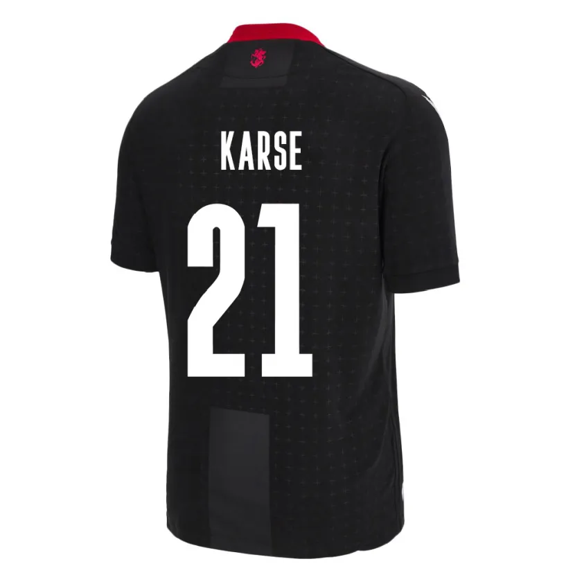 Danxen Børn Georgia Karse #21 Sort Udebane Spillertrøjer 24-26 Trøje T-Shirt