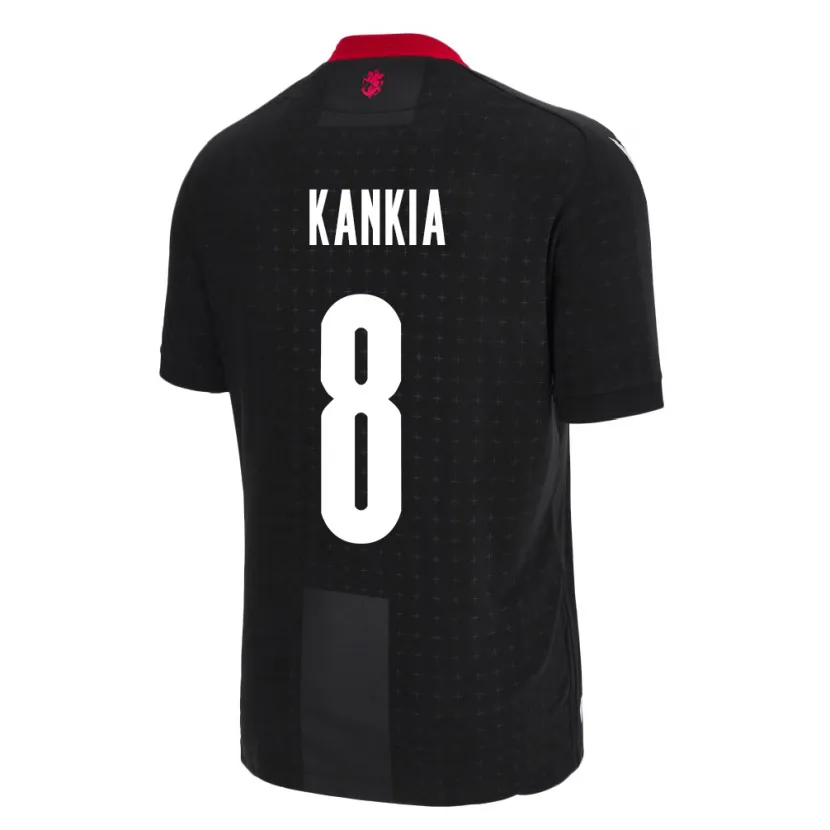 Danxen Børn Georgia Lizzie Kankia #8 Sort Udebane Spillertrøjer 24-26 Trøje T-Shirt