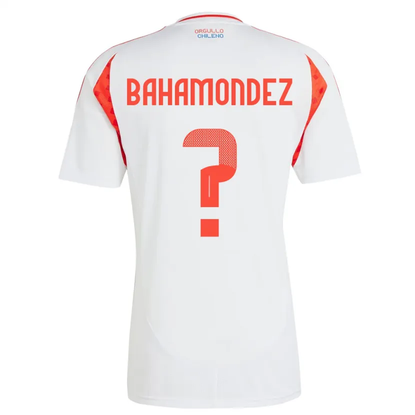 Danxen Børn Chile Taizo Bahamondez #0 Hvid Udebane Spillertrøjer 24-26 Trøje T-Shirt