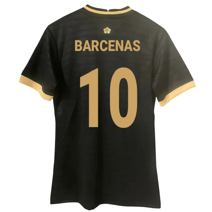 Danxen Børn Panama Yoel Bárcenas #10 Sort Udebane Spillertrøjer 24-26 Trøje T-Shirt