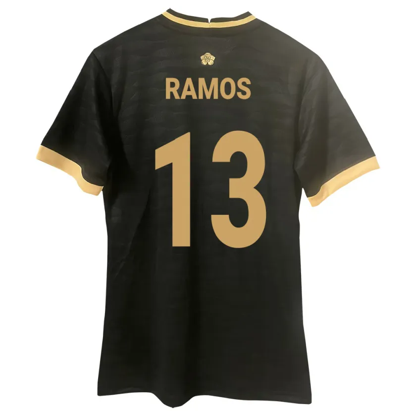 Danxen Børn Panama Jiovany Ramos #13 Sort Udebane Spillertrøjer 24-26 Trøje T-Shirt