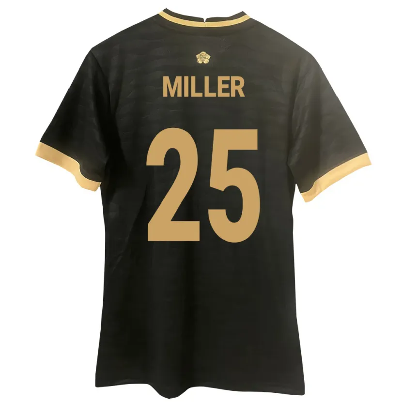 Danxen Børn Panama Roderick Miller #25 Sort Udebane Spillertrøjer 24-26 Trøje T-Shirt