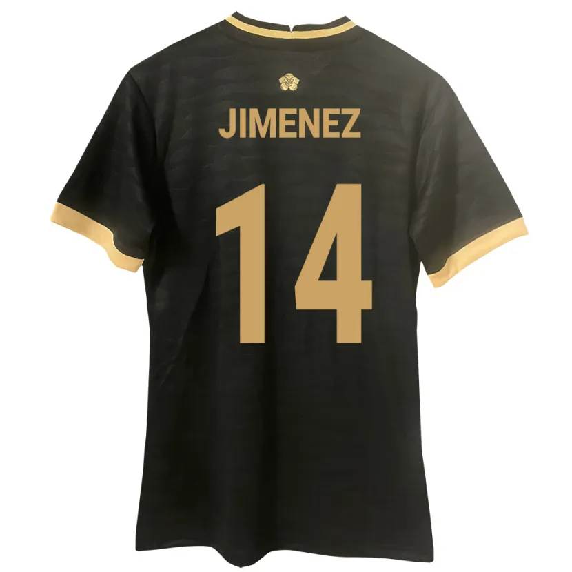 Danxen Børn Panama Juan Jiménez #14 Sort Udebane Spillertrøjer 24-26 Trøje T-Shirt