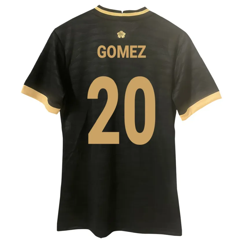 Danxen Børn Panama Ernesto Gómez #20 Sort Udebane Spillertrøjer 24-26 Trøje T-Shirt