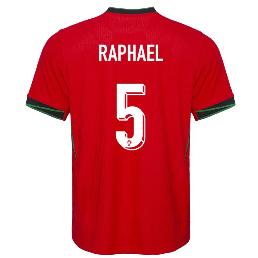 Danxen Mænd Portugal Raphael Guerreiro #5 Rød Hjemmebane Spillertrøjer 24-26 Trøje T-Shirt