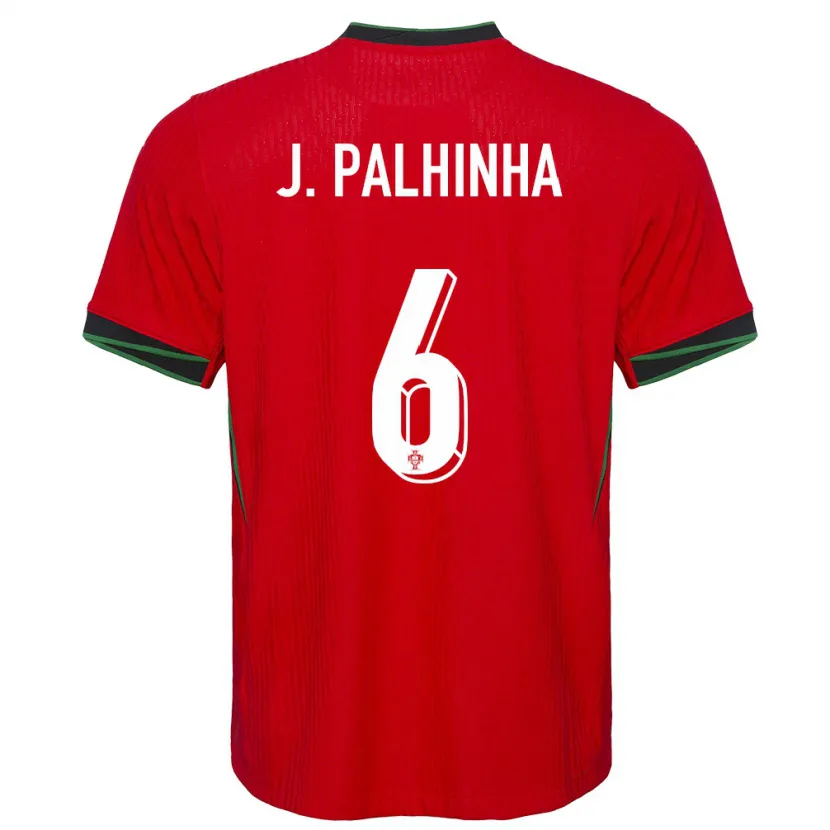 Danxen Mænd Portugal Joao Palhinha #6 Rød Hjemmebane Spillertrøjer 24-26 Trøje T-Shirt