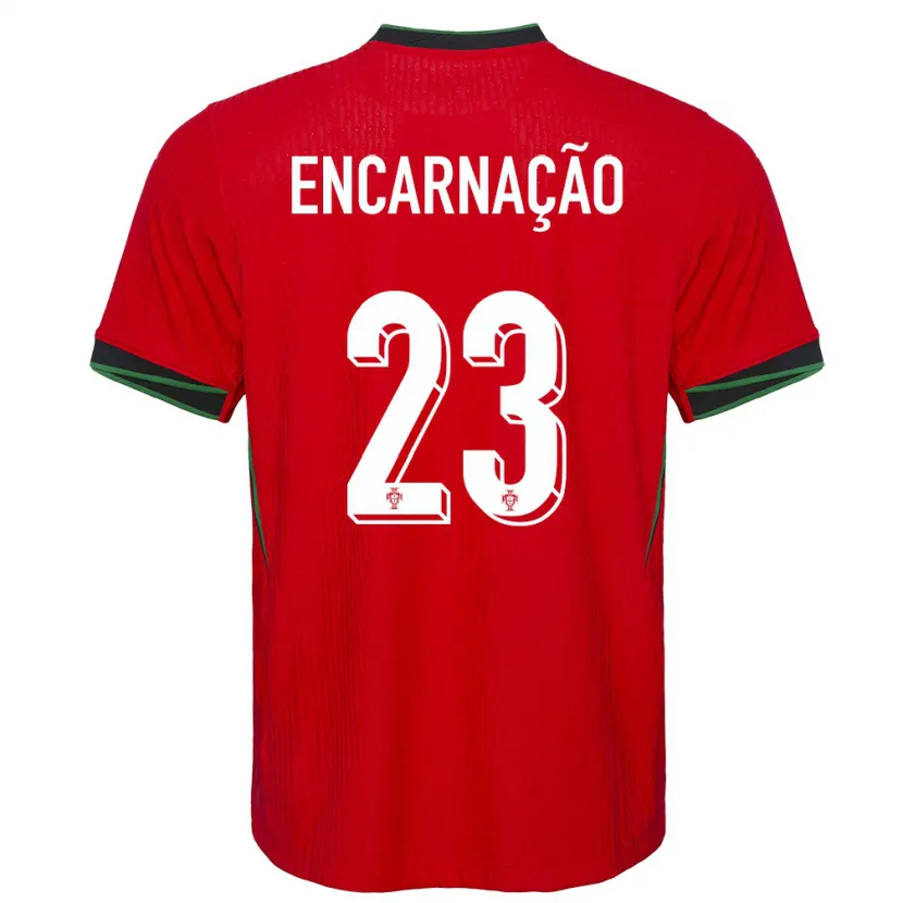 Danxen Mænd Portugal Telma Encarnacao #23 Rød Hjemmebane Spillertrøjer 24-26 Trøje T-Shirt