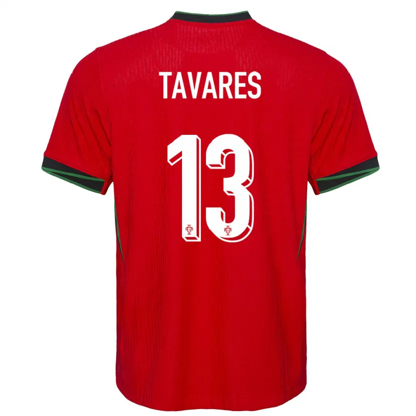 Danxen Mænd Portugal Nuno Tavares #13 Rød Hjemmebane Spillertrøjer 24-26 Trøje T-Shirt