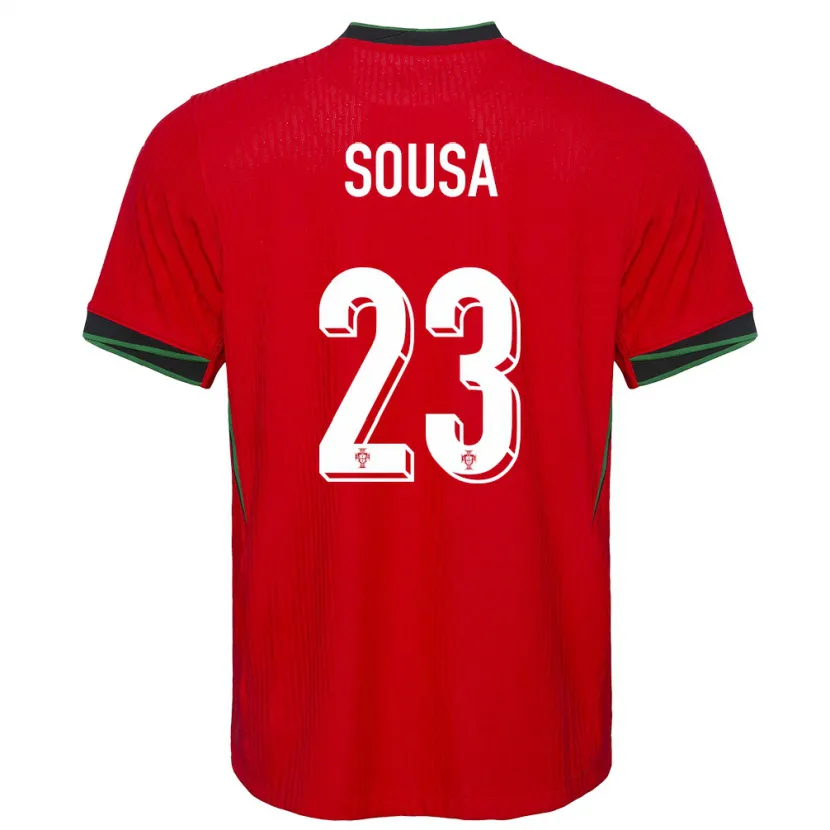 Danxen Mænd Portugal Afonso Sousa #23 Rød Hjemmebane Spillertrøjer 24-26 Trøje T-Shirt