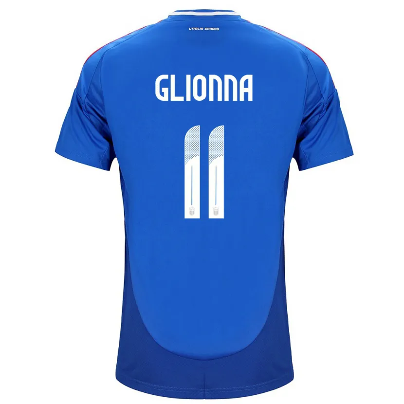 Danxen Mænd Italien Benedetta Glionna #11 Blå Hjemmebane Spillertrøjer 24-26 Trøje T-Shirt