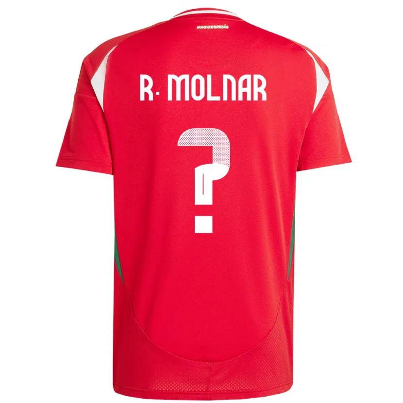 Danxen Mænd Ungarn Rajmund Molnár #0 Rød Hjemmebane Spillertrøjer 24-26 Trøje T-Shirt