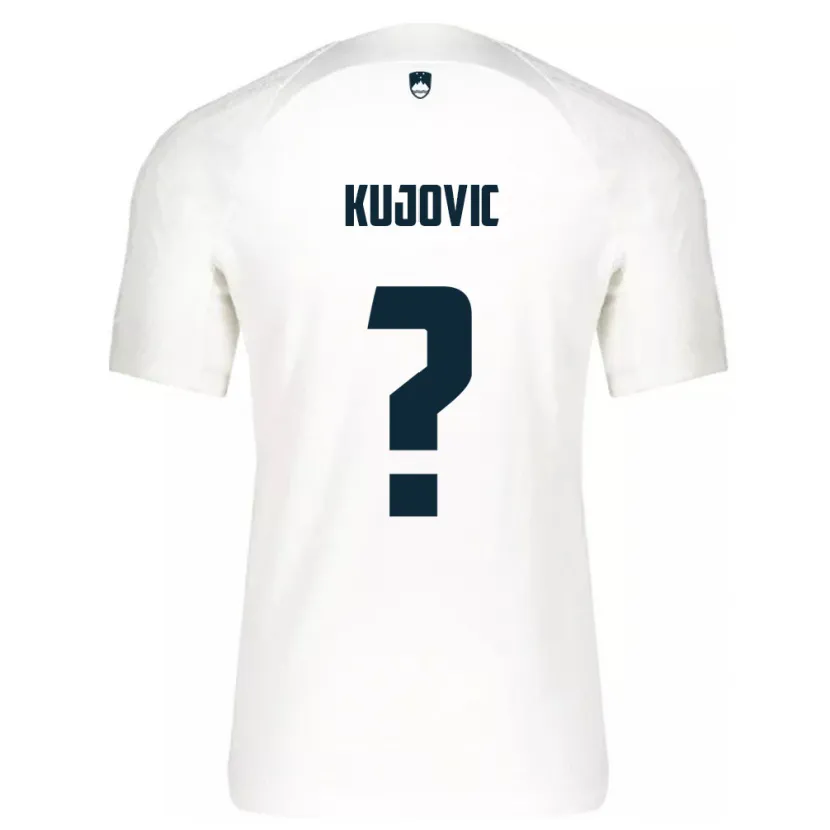 Danxen Mænd Slovenien Tian Kujovic #0 Hvid Hjemmebane Spillertrøjer 24-26 Trøje T-Shirt