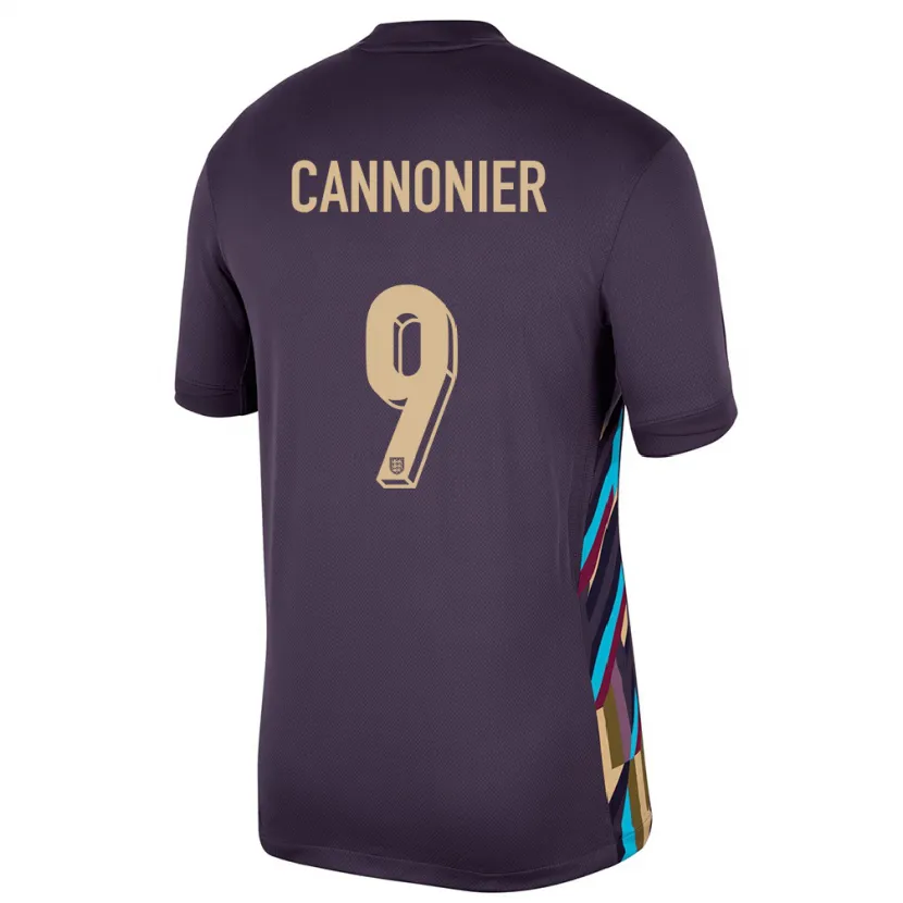 Danxen Mænd England Oakley Cannonier #9 Mørk Rosin Udebane Spillertrøjer 24-26 Trøje T-Shirt