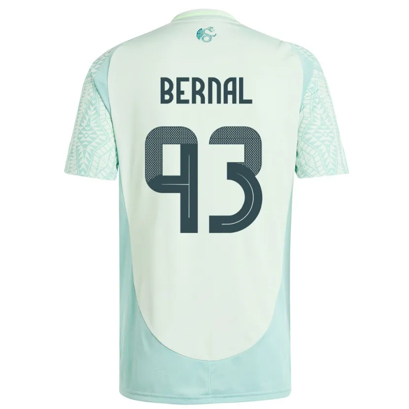 Danxen Mænd Mexico Rebeca Bernal #93 Linen Grøn Udebane Spillertrøjer 24-26 Trøje T-Shirt