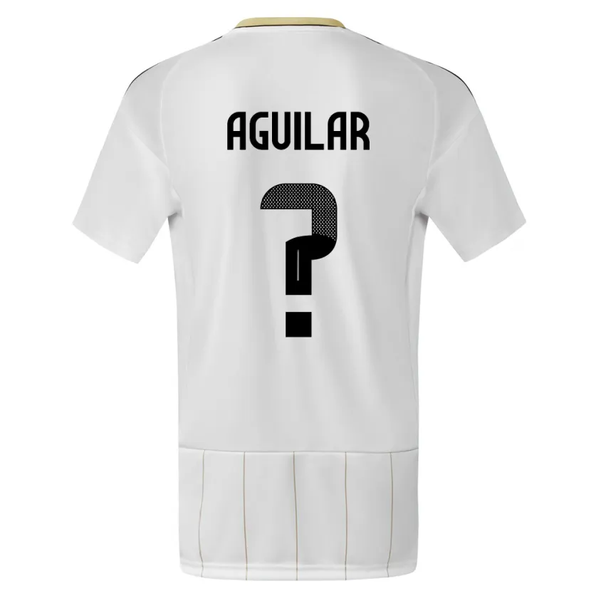 Danxen Kvinder Costa Rica Deylan Aguilar #0 Hvid Udebane Spillertrøjer 24-26 Trøje T-Shirt