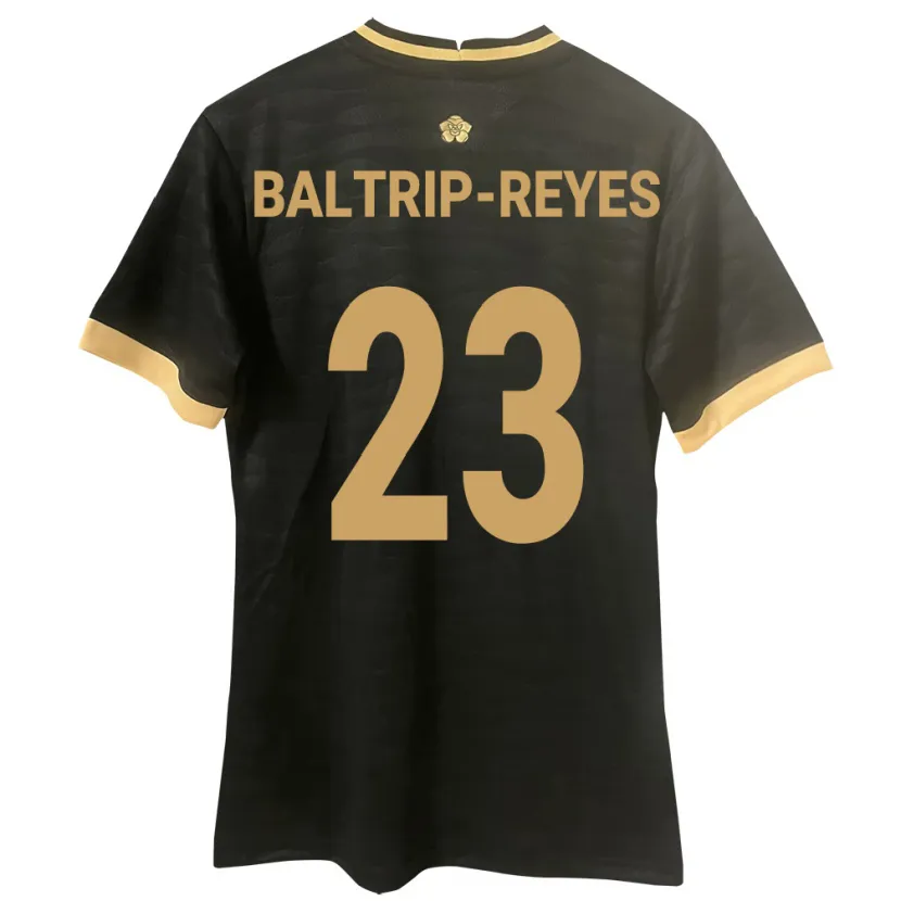 Danxen Kvinder Panama Carina Baltrip-Reyes #23 Sort Udebane Spillertrøjer 24-26 Trøje T-Shirt