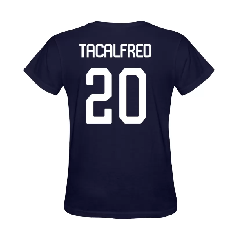 Mænd Mickael Tacalfred #20 Mørkeblå T-shirt Design Spillertrøjer Trøje